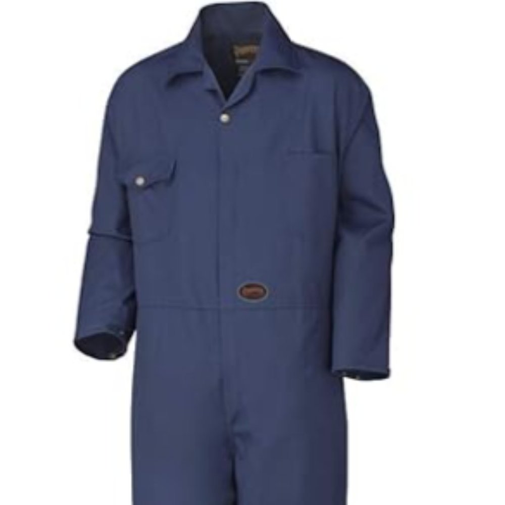 NEW Pioneer 7-Pocket Heavy-Duty Work Coverall Adjustable Wrist Action 44T